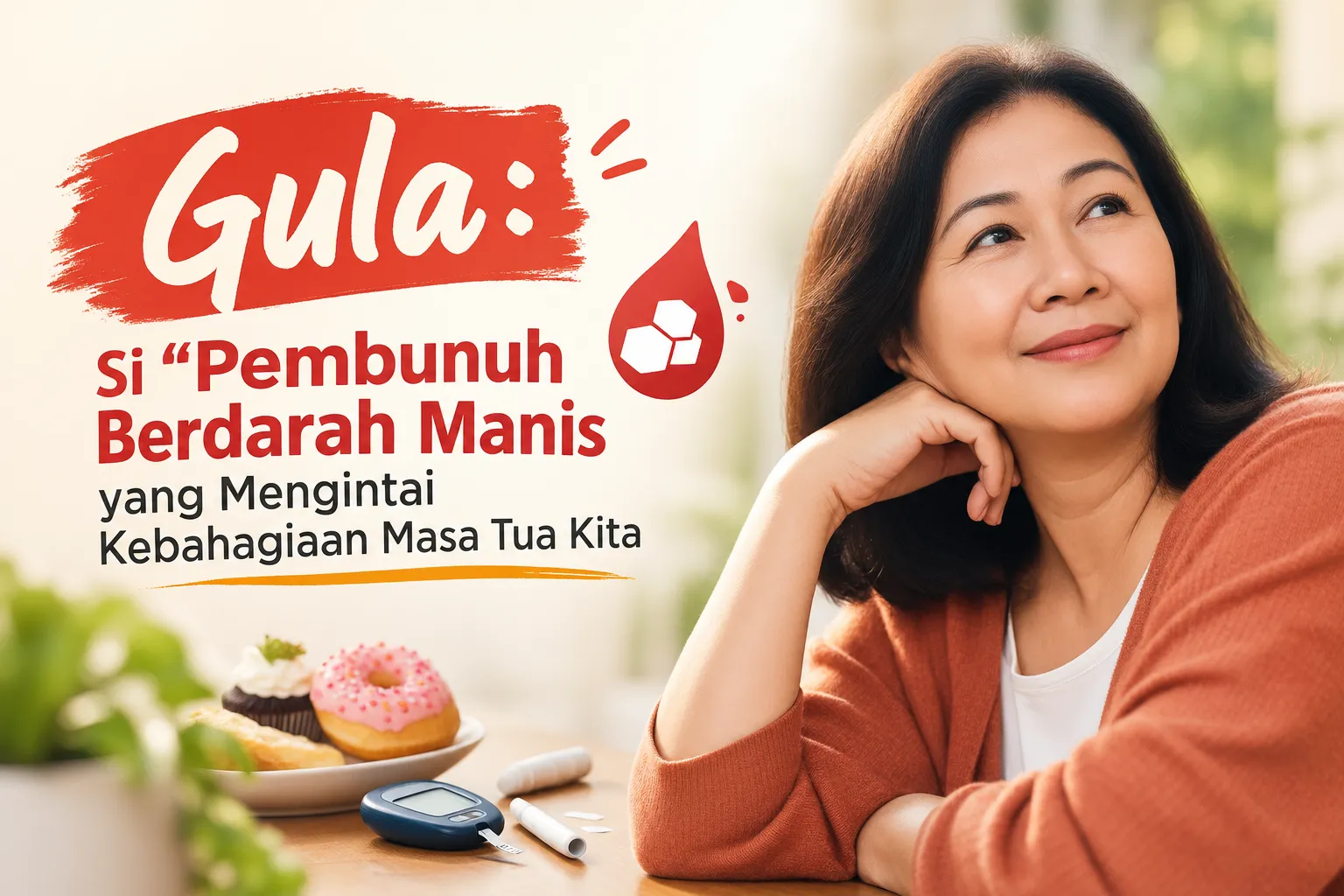 Gula dan risiko diabetes pada masa tua dengan wanita dewasa dan alat cek gula darah